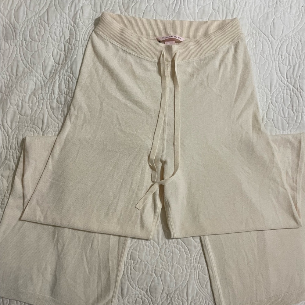 Victoria's Secret Cream Pajama Pants